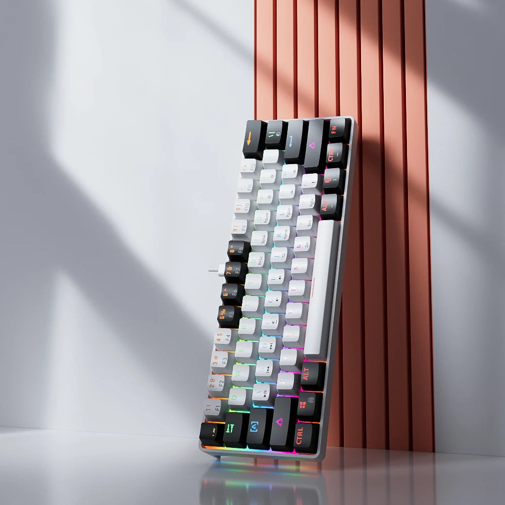 Teclado Mecânico MUCAI MK61 – 61 Teclas, Switches Hot-Swap, RGB Teclado Mecânico MUCAI MK61 – 61 Teclas, Switches Hot-Swap, RGB